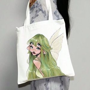 NEW✨ Melanie Martinez Portals Fairy Soirée Earth Elf Indie Art Canvas Tote Bag